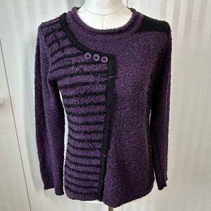 Papa purple and black sweater some pilling Size S